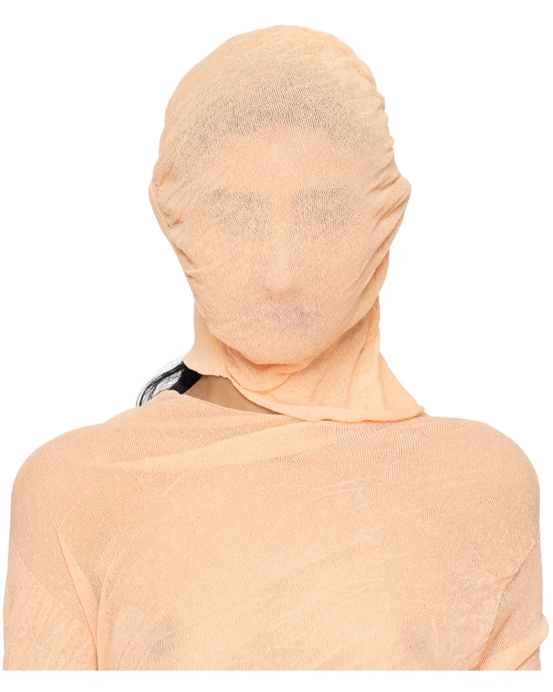 Issey Miyake Orange Ambiguous Beanie 40-light