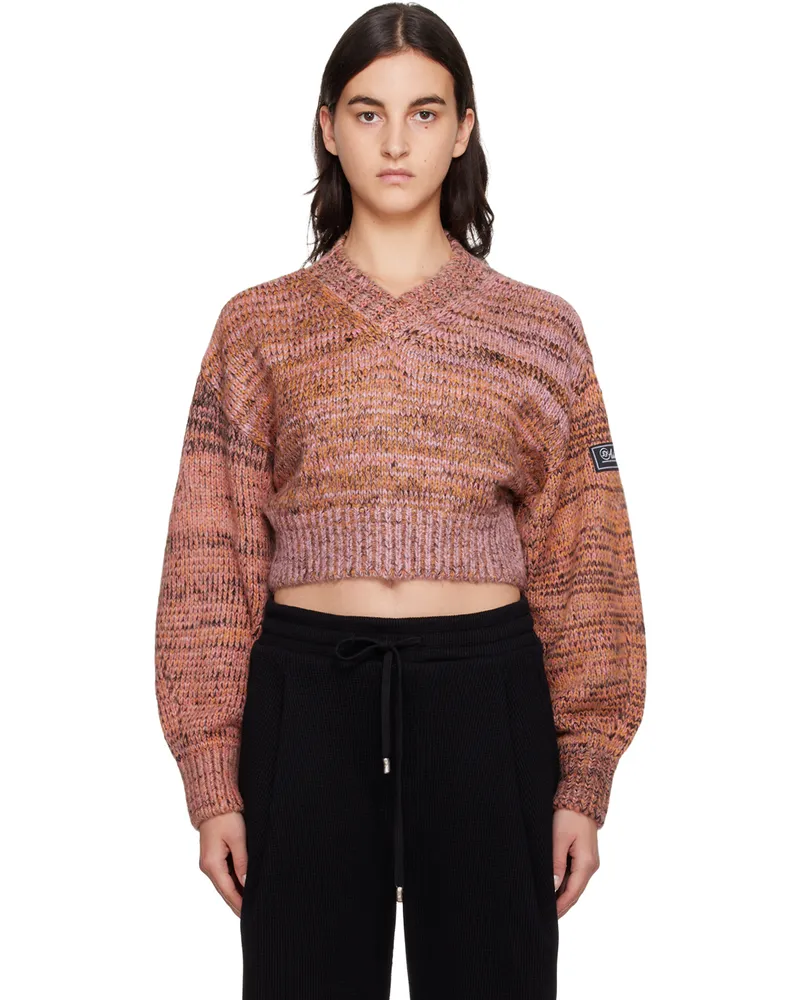 Adererror Pink V-Neck Sweater Pink