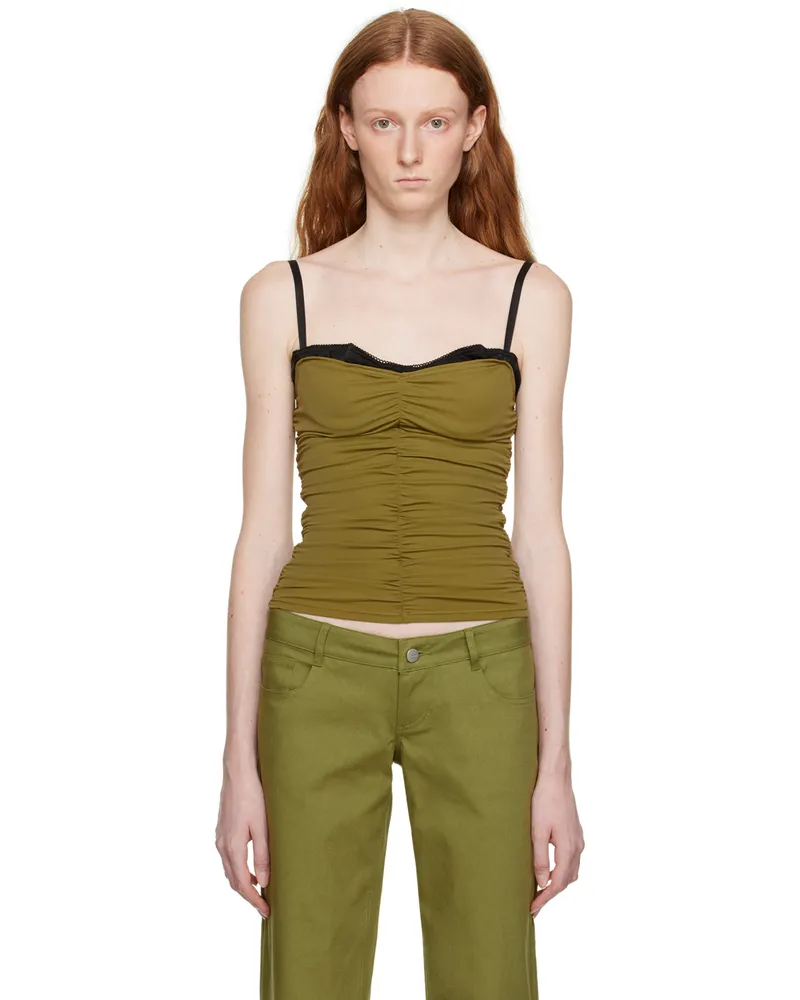 Miaou Green Renzo Tank Top Thyme