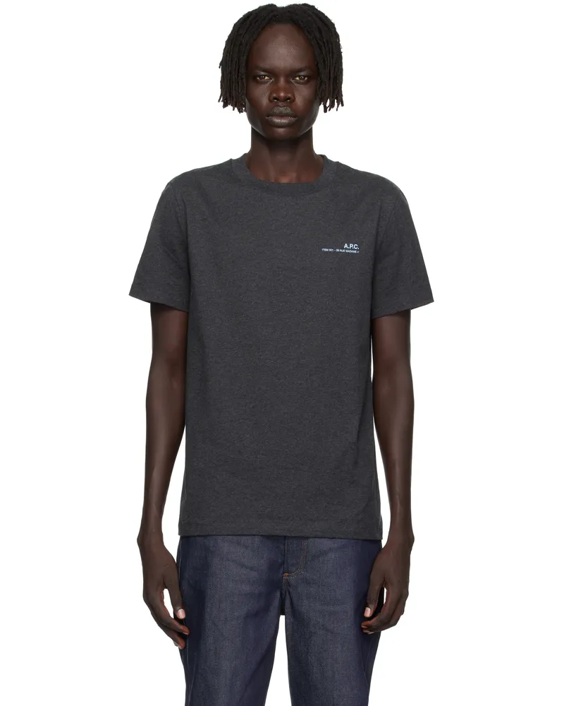 A.P.C. Black Standard Item T-shirt Anthracite