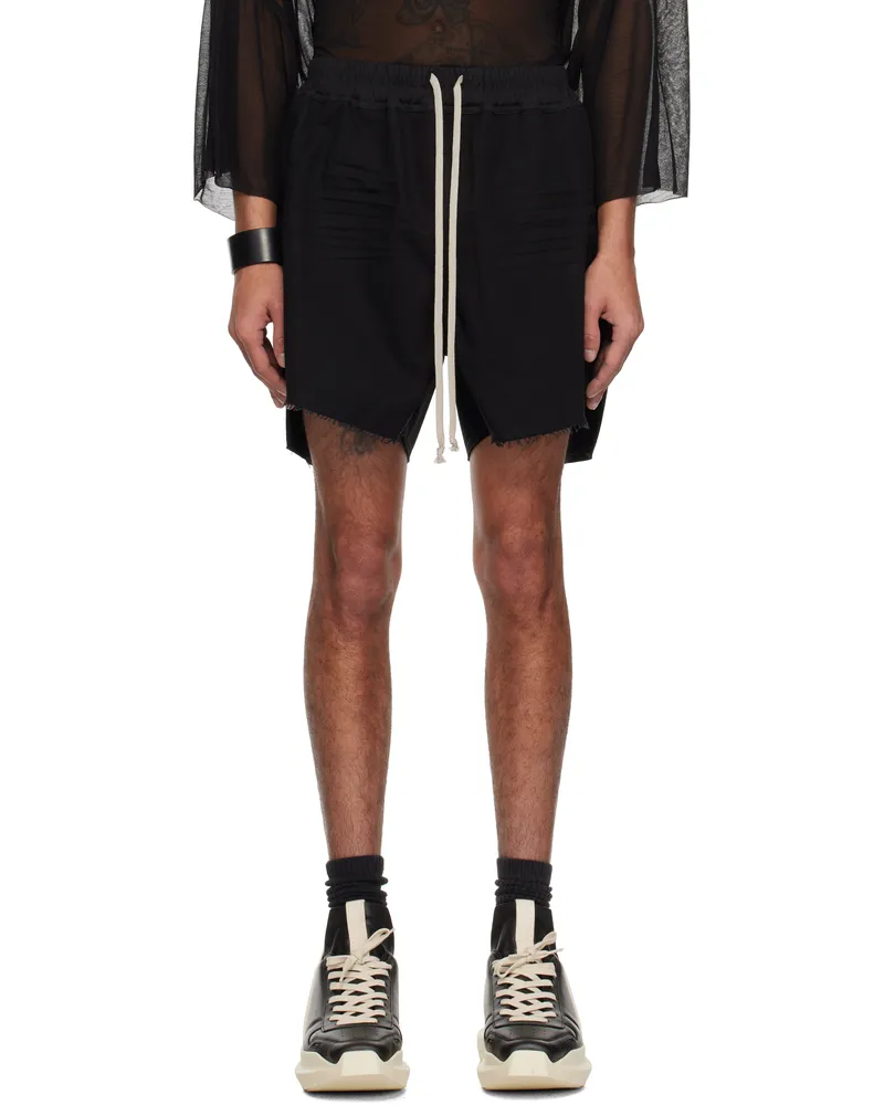 Rick Owens Black Hollywood Boxers Shorts 09