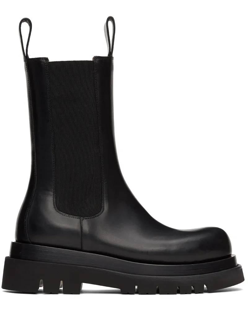 Bottega Veneta Black Lug Chelsea Boots 1000