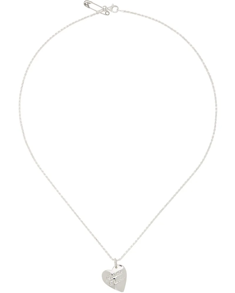 BLEUE BURNHAM Silver 'Holistic Thinker' Pendant Necklace Silver