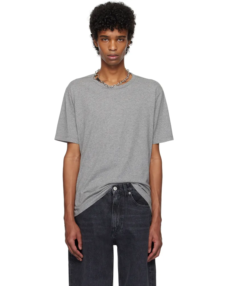 Our Legacy Gray New Box T-shirt Grey