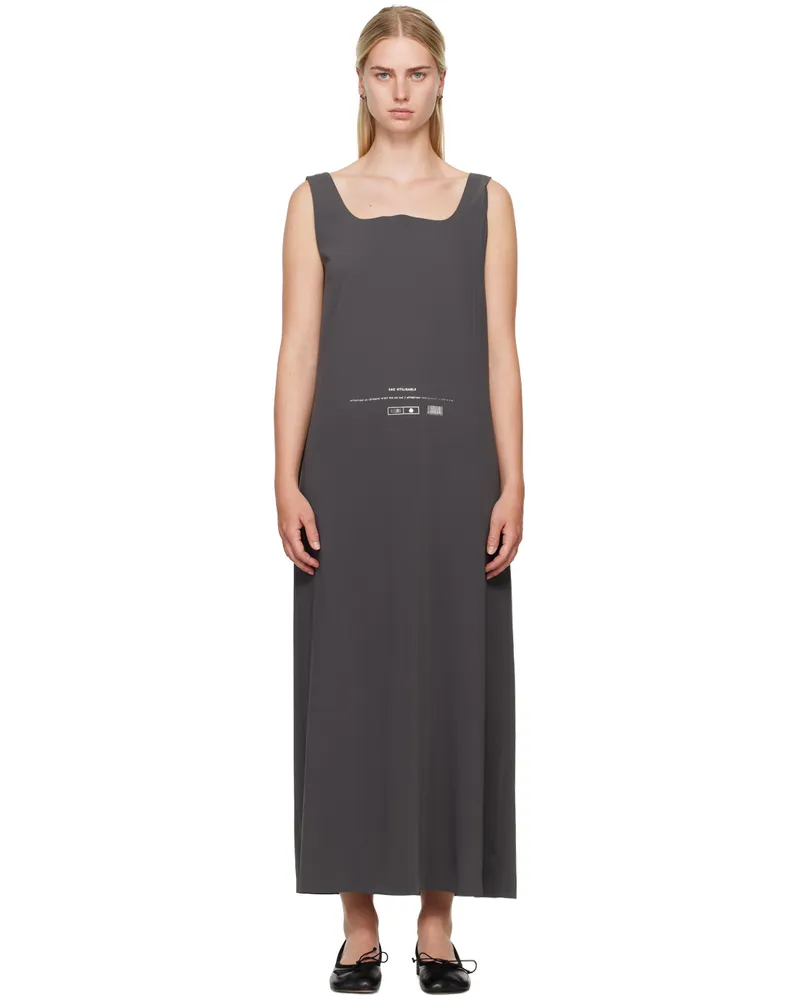 Maison Margiela Gray Fluid Maxi Dress 860