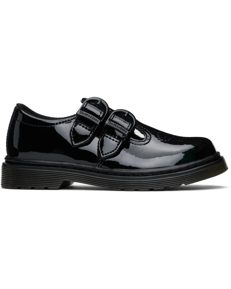 Dr.Martens Big Kids Black 8065 Patent Lamper Mary Jane Loafers Black