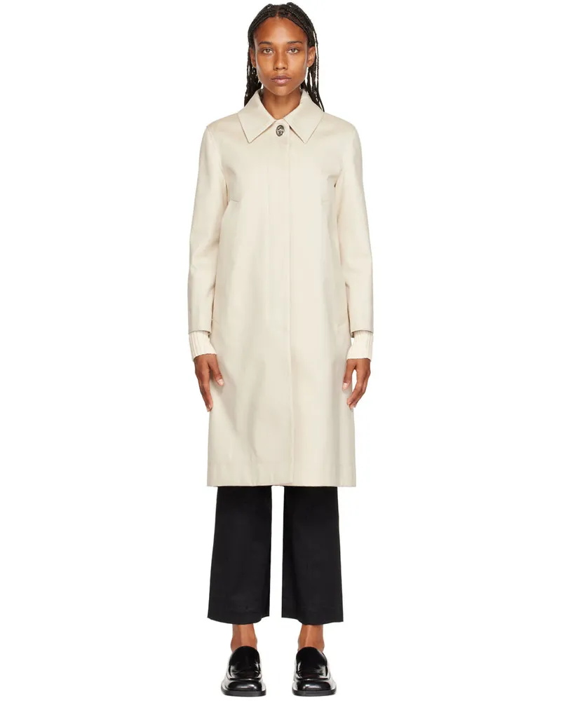 Proenza Schouler Beige Single-Breasted Coat 118