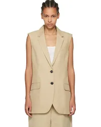 Rag & Bone Beige Odessa Vest Sand