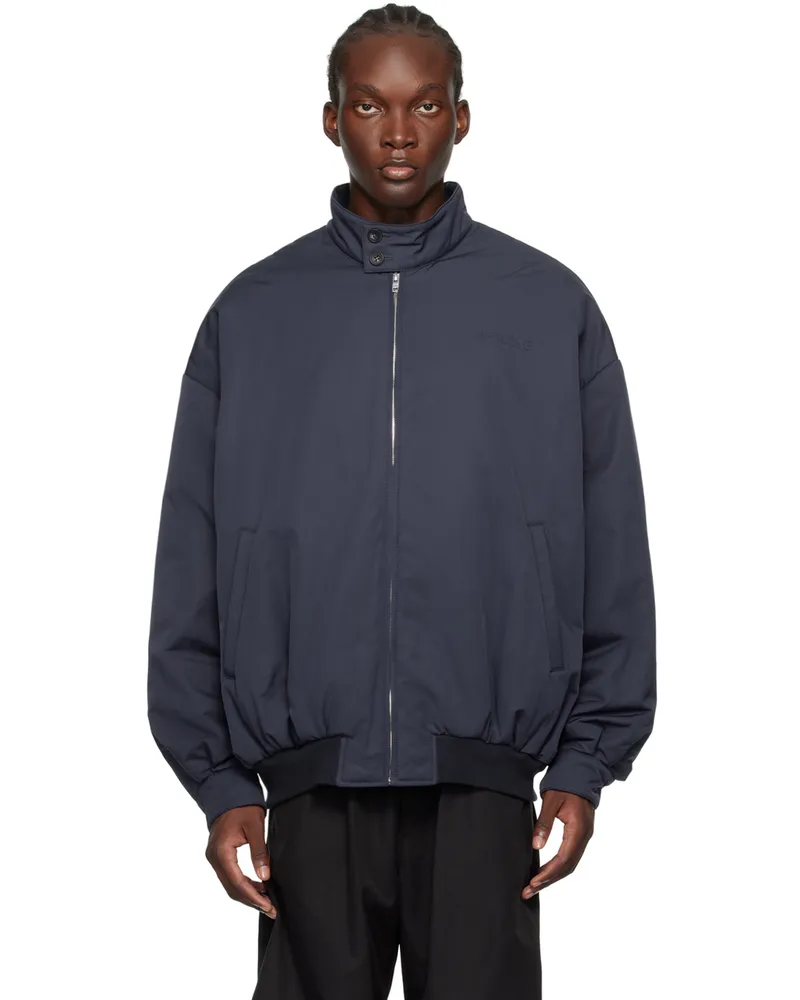 WE 11 DONE Navy Harrington Jacket Navy