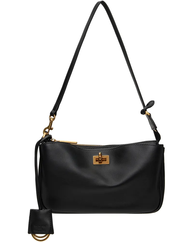 Balenciaga Black Rodeo Sling Pochette Bag 1000
