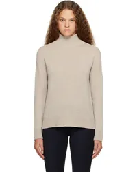 Max Mara Taupe Tahiti Turtleneck Ecru