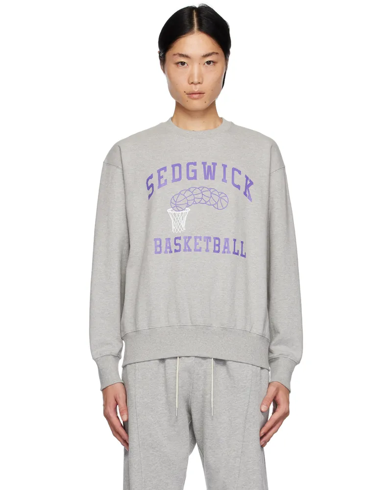 Uniform Bridge Gray 'Basketball' Sweatshirt 8%