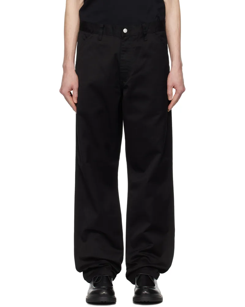 Carhartt WIP Black Simple Trousers 8902