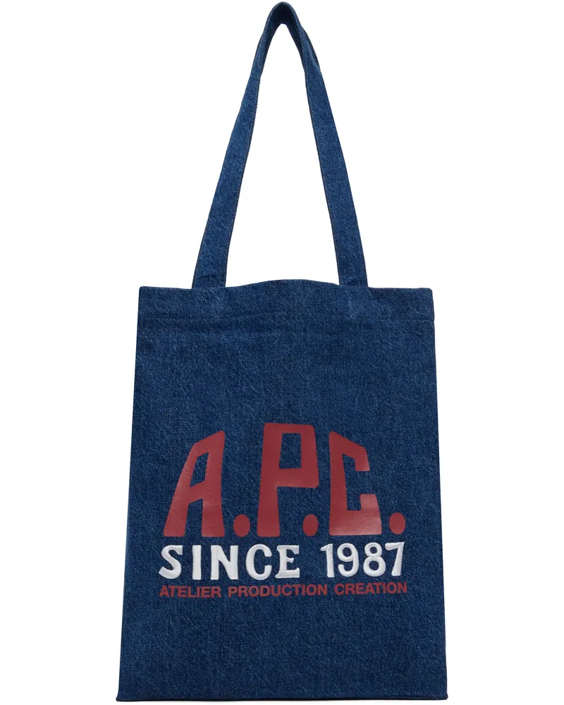 A.P.C. Blue Lou Carpenter Tote Ial