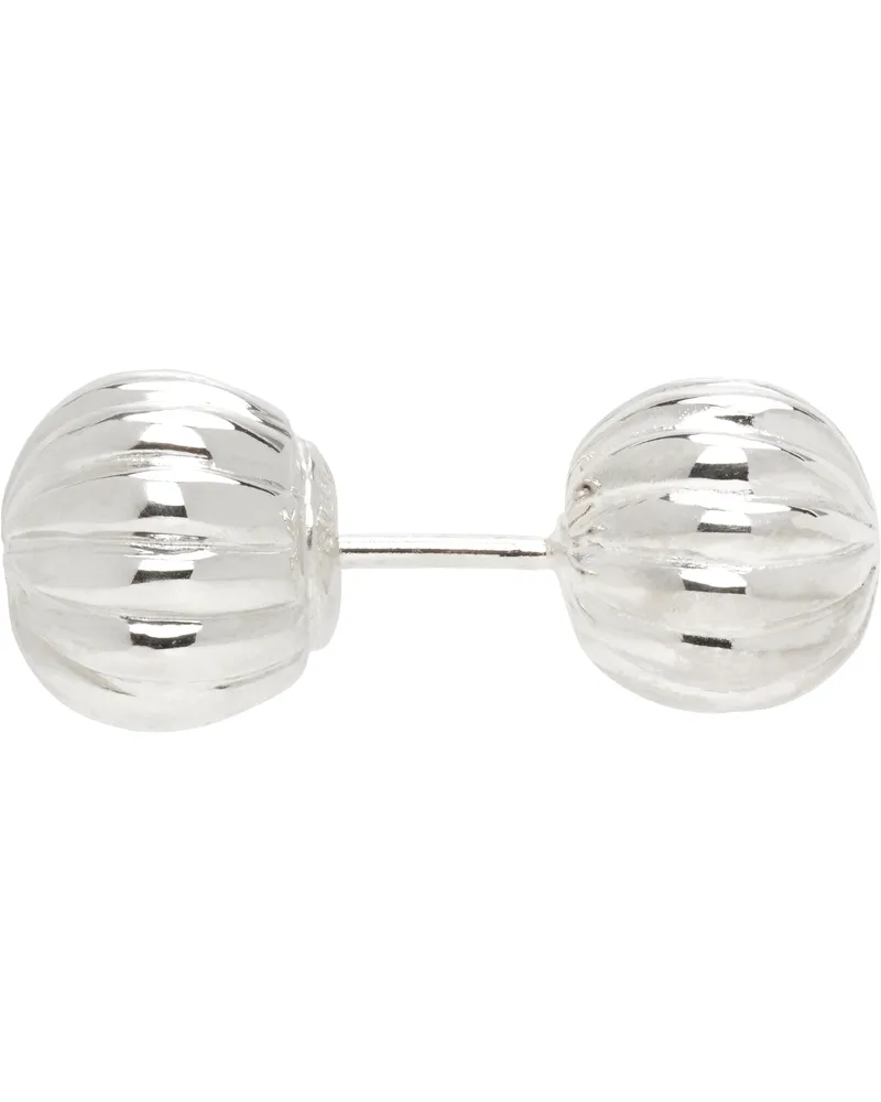 Toga Silver Ball Pierced Single Earring Silver