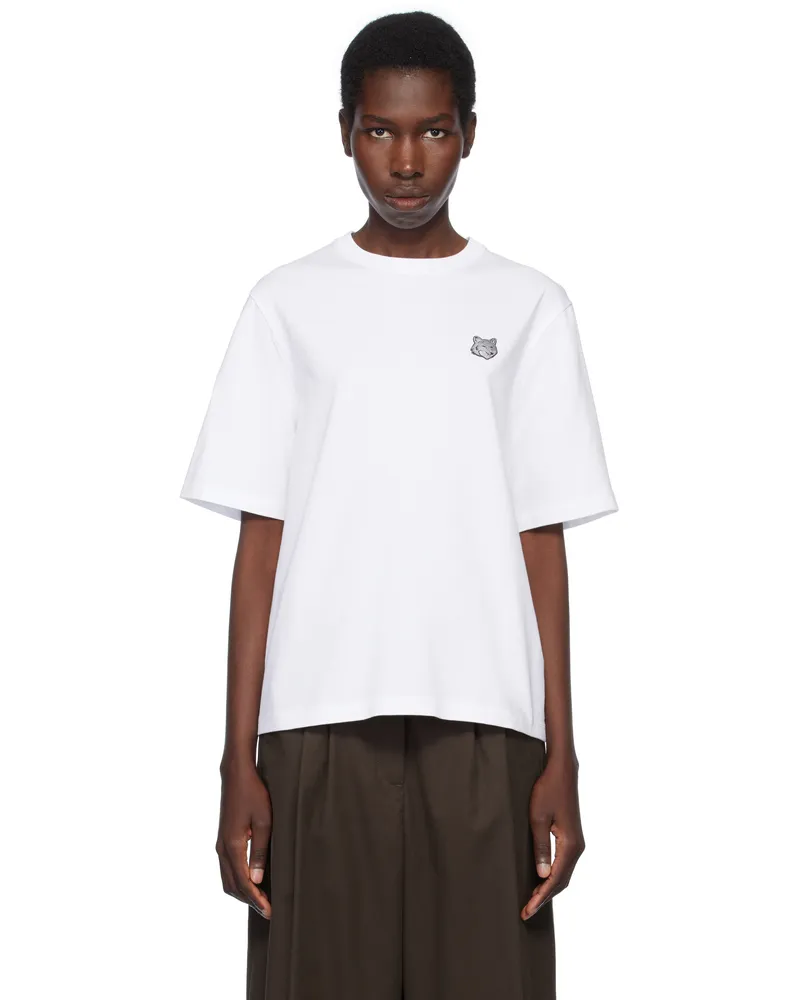 Kitsuné White Bold Fox Head Patch Comfort T-shirt P100