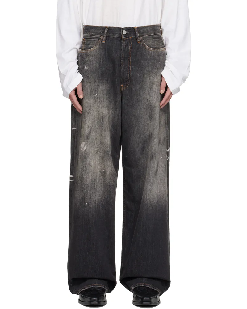 Acne Studios Black Loose Fit 1981 Jeans 900