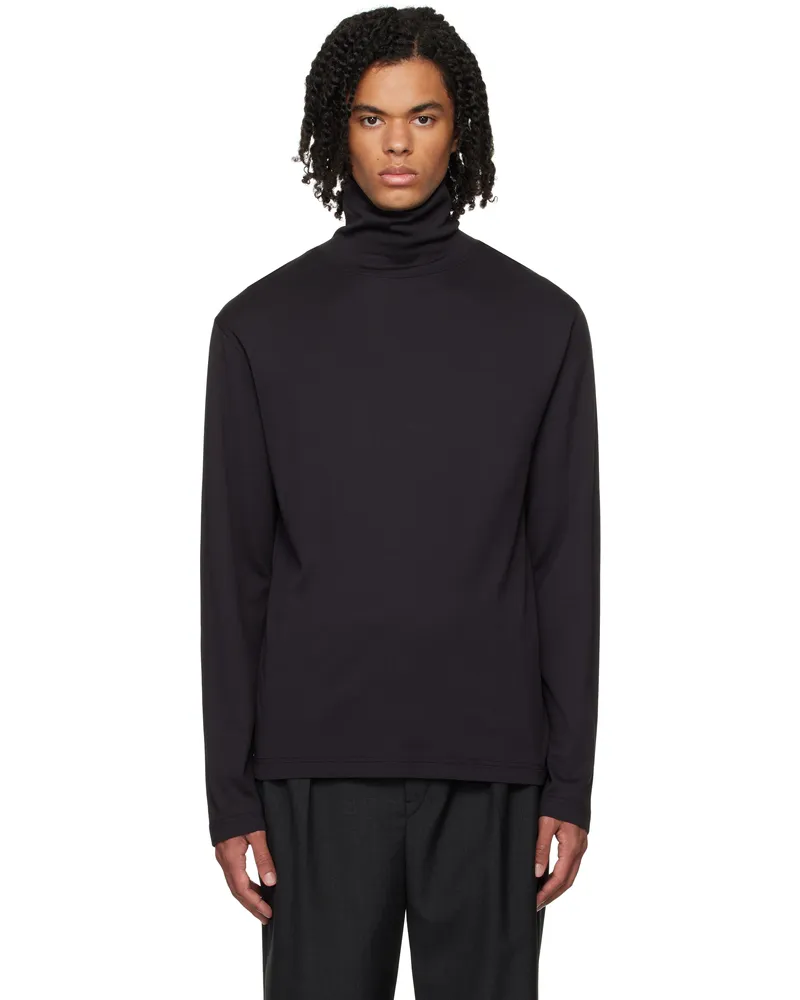 Christophe Lemaire Gray Long Sleeve Turtleneck Bk998