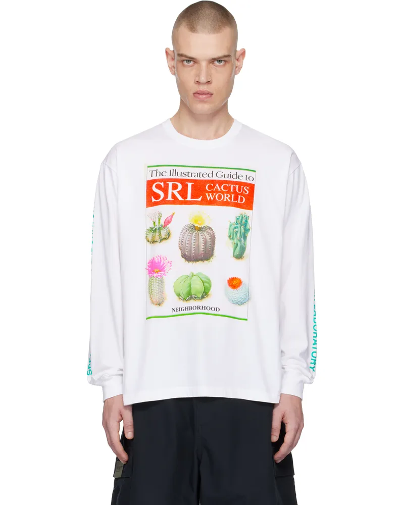 Neighborhood White 'SRL' LS-3 T-shirt White