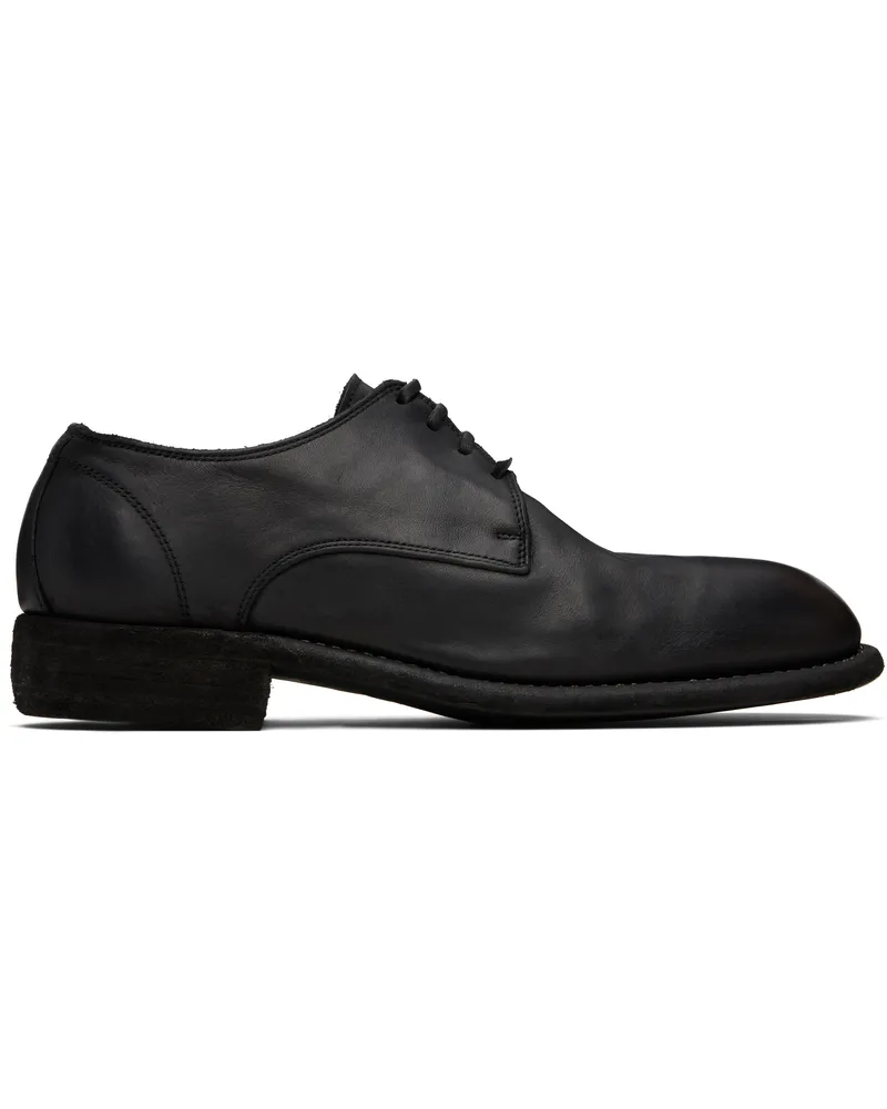 GUIDI Black 992X Derbys Blkt