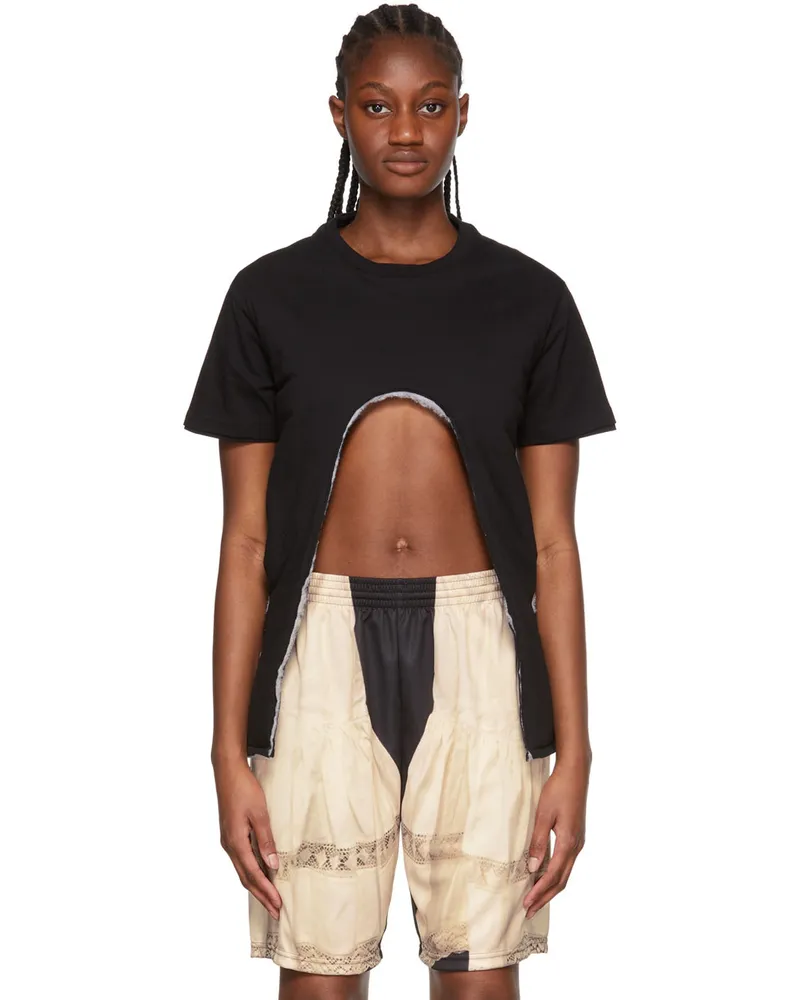 Sia Arnika Black Organic Cotton T-Shirt Black