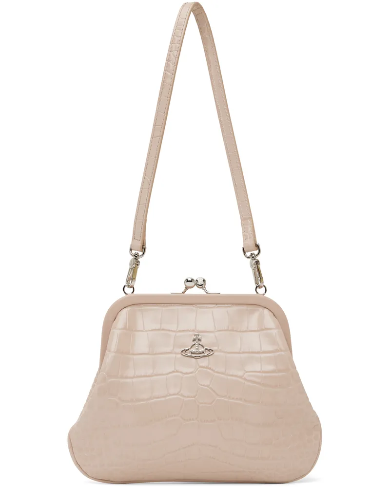 Vivienne Westwood Beige Vivienne's Clutch Ccream