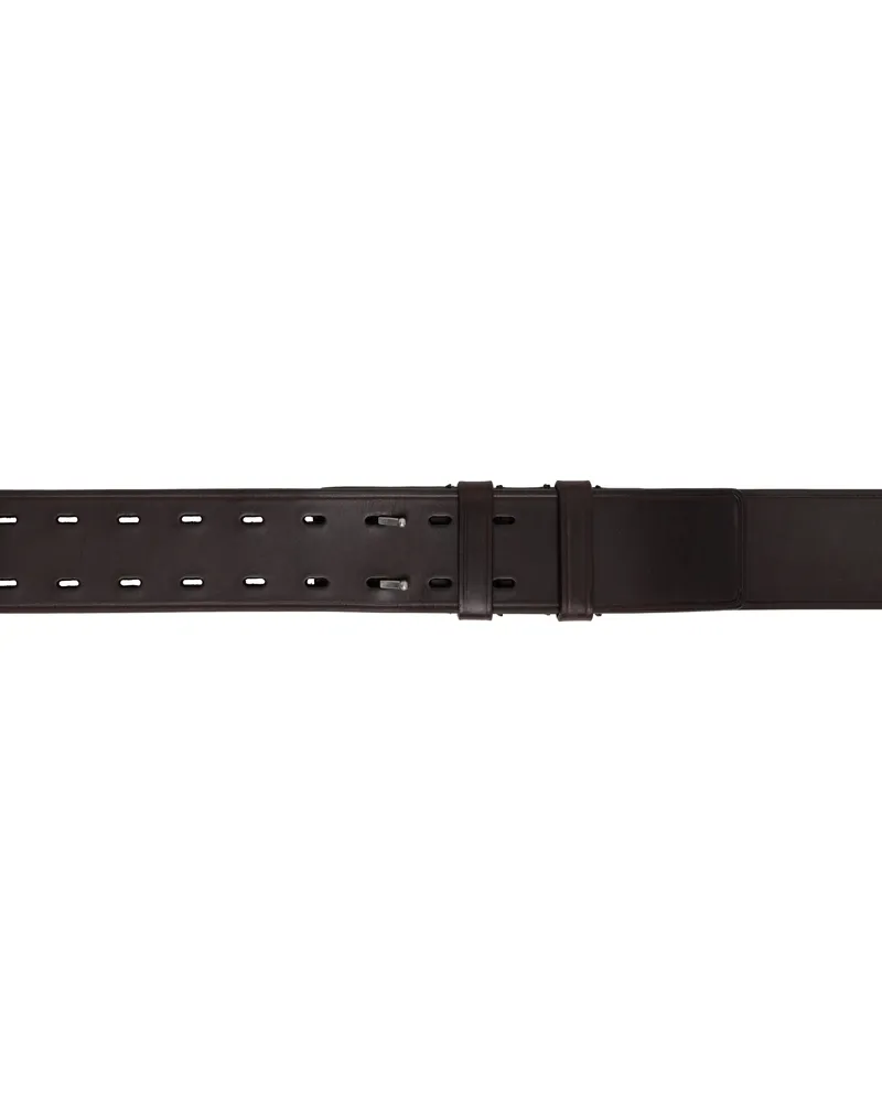 Dries van Noten Brown Leather Belt 704