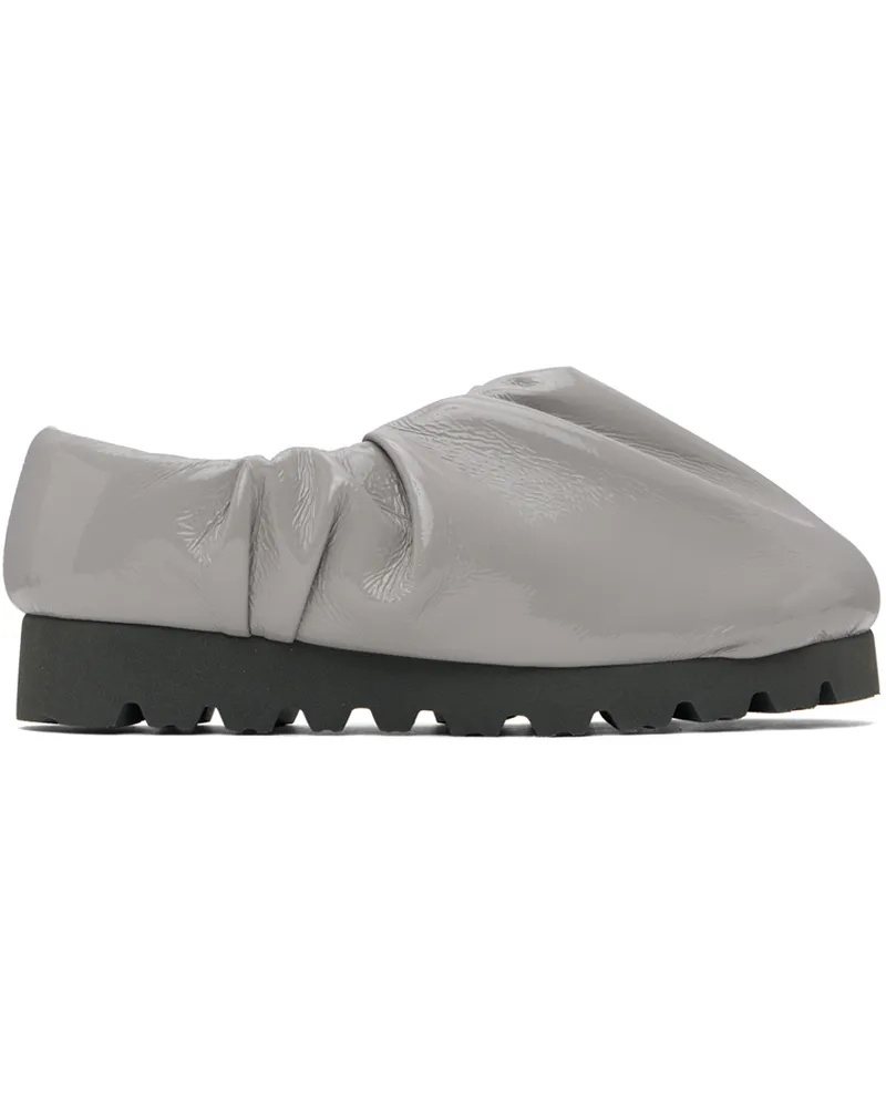 YUME YUME Gray Camp Low Slip-On Loafers Puffy