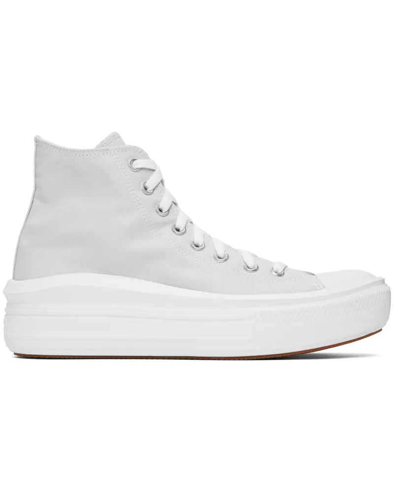 Converse Off-White Chuck Taylor All Star Move Platform Sneakers Fossilized