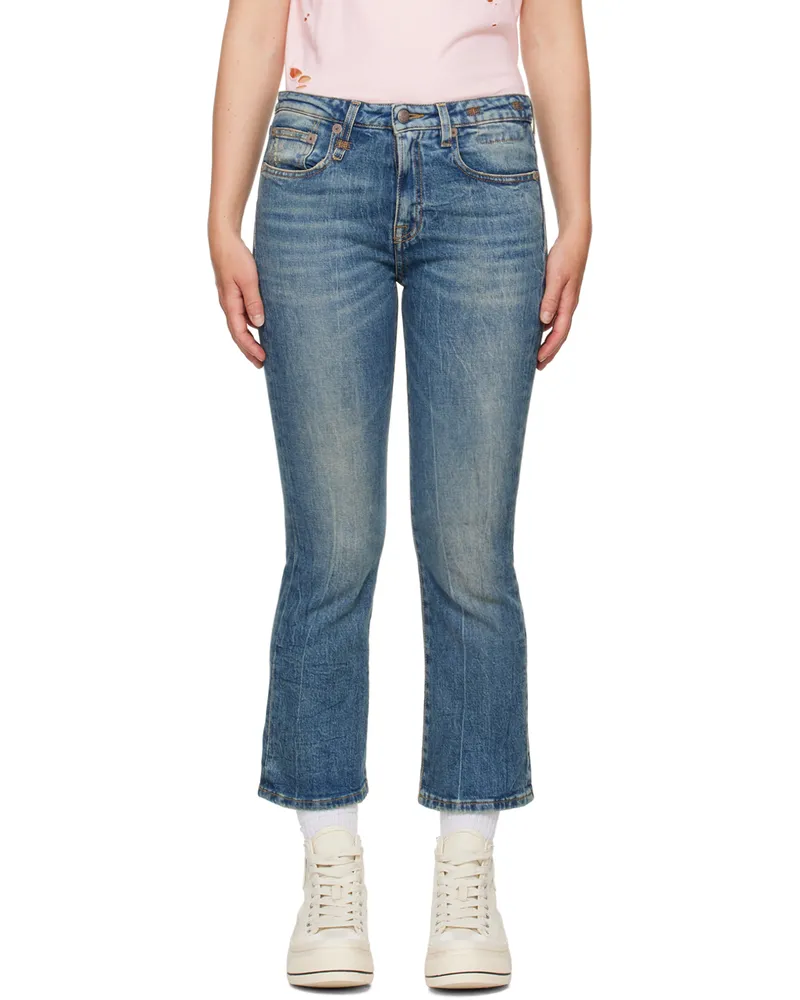 R13 Blue Kick Fit Jeans Kelly