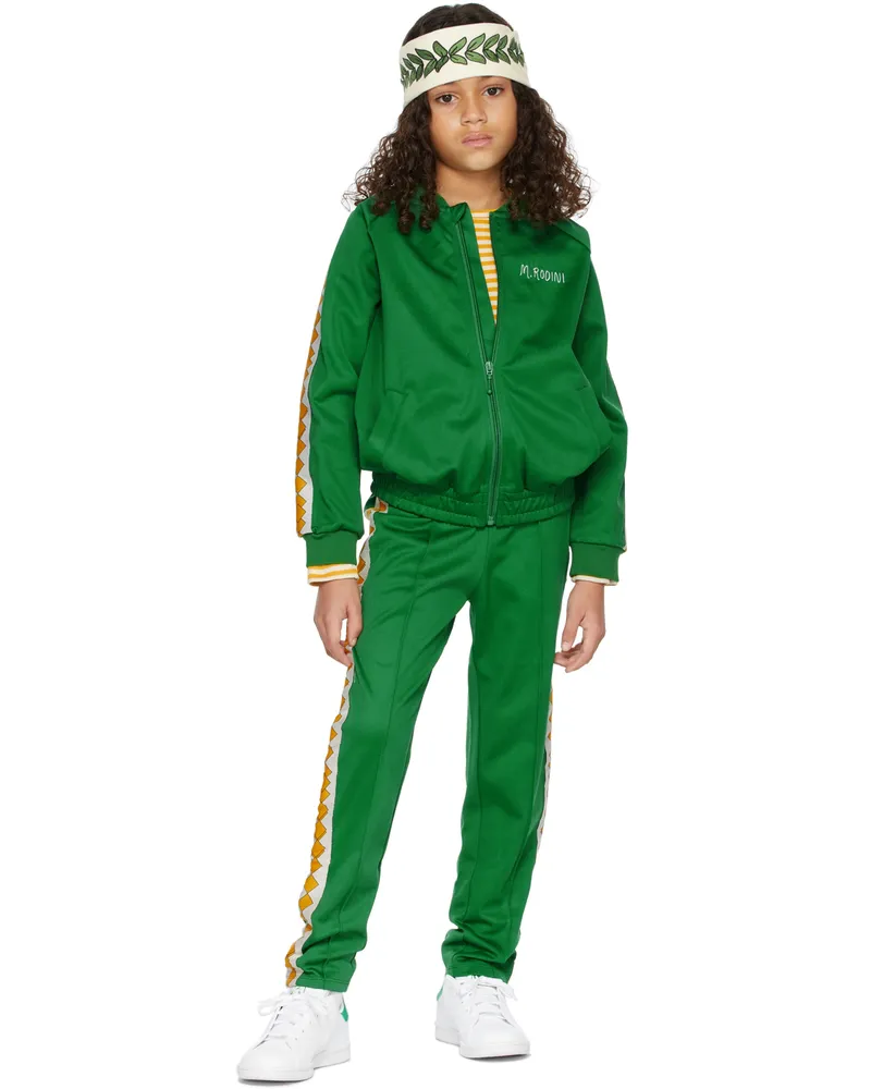 Mini Rodini Kids Green WCT Trousers Green