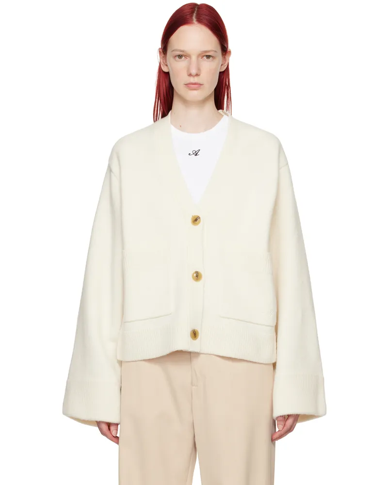Axel Arigato Off-White Memory Relaxed Cardigan Off