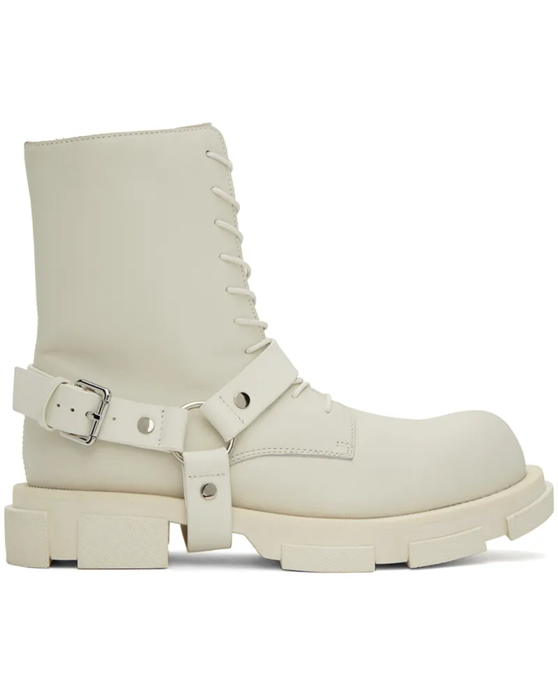 BOTH White Gao Harness Boots White