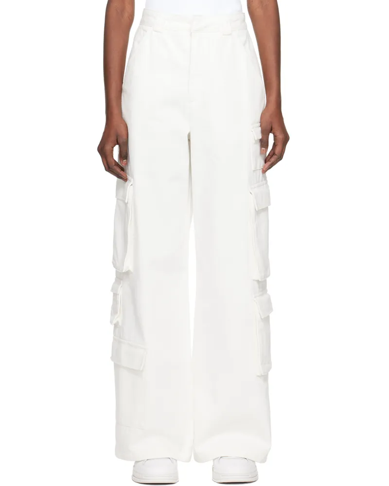 Axel Arigato Off-White Roam Denim Cargo Pants Off