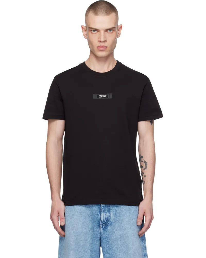 Versace Jeans Black Patch T-shirt E899-black
