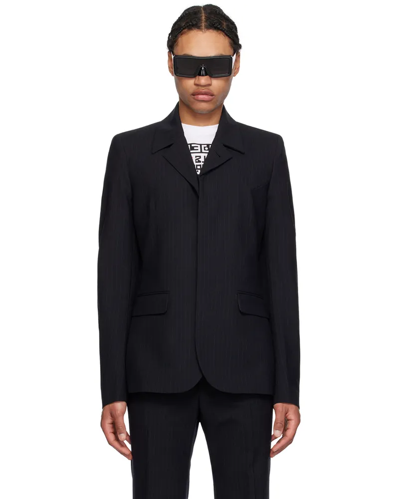 Walter van Beirendonck Navy Zardoz Blazer Cc10