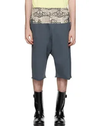 Vivienne Westwood Gray Paneled Shorts Grey