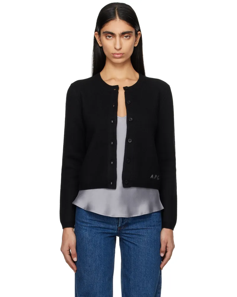 A.P.C. Black Mila Cardigan Lzz