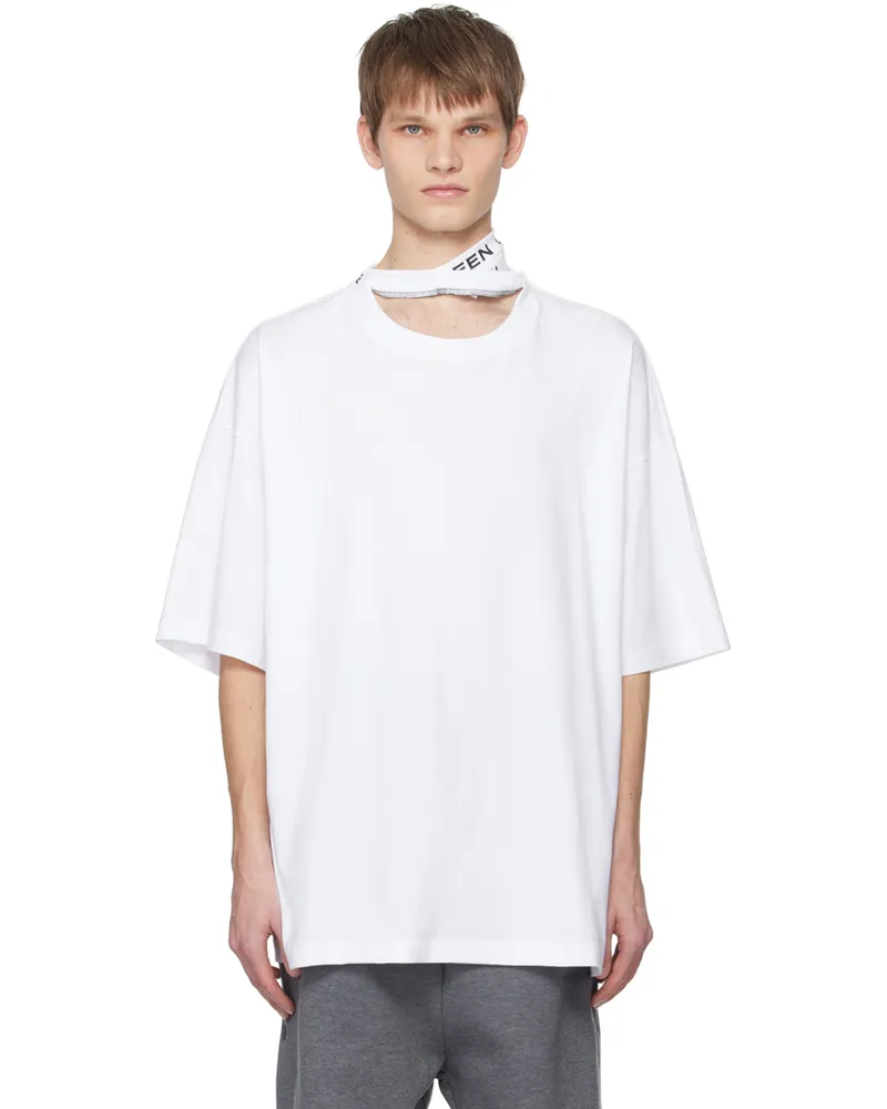 Y/PROJECT White Triple Collar T-Shirt Evergreen