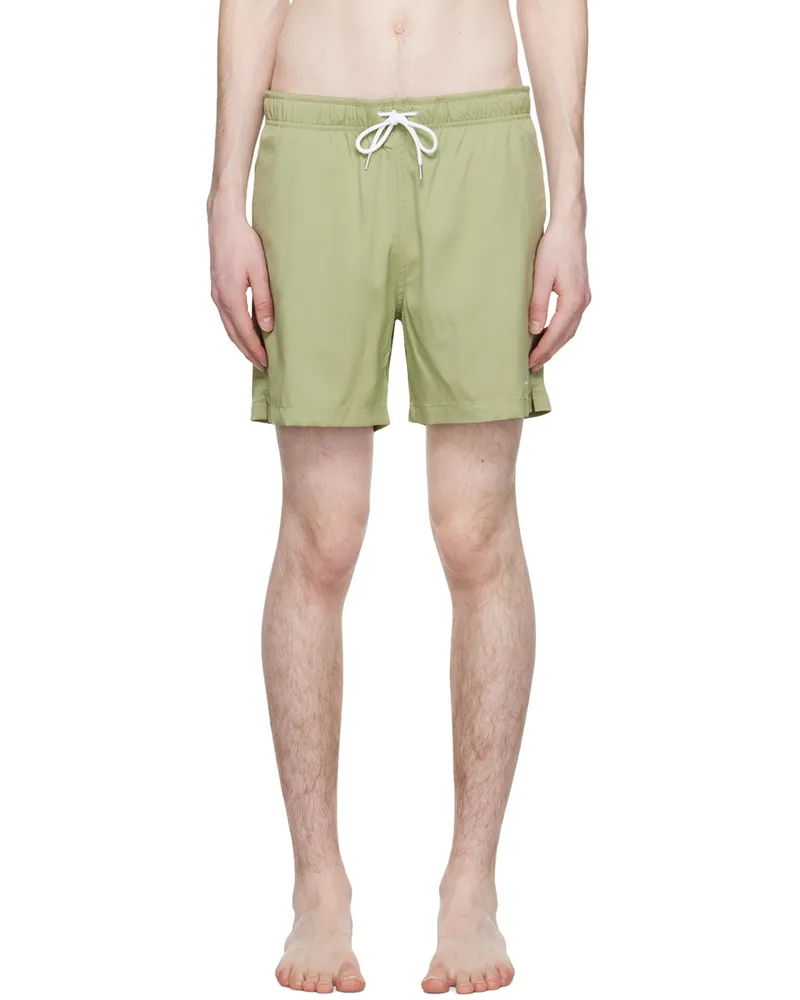 NN 07 Green Jules 1392 Swim Shorts Pale