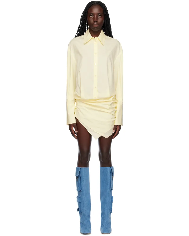 ATTICO Yellow Hatty Minidress 496