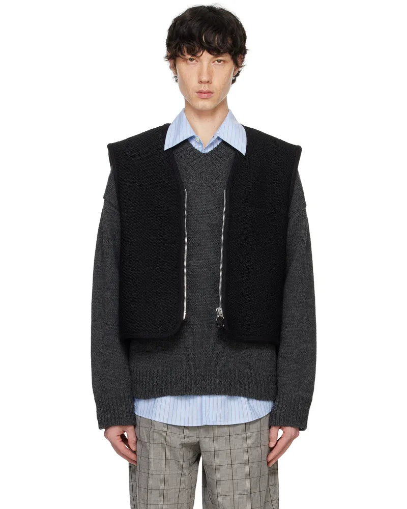 Our Legacy Black Top Vest Evening