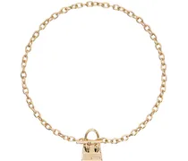 Gold Le Raphia 'Le Collier Chiquito Barre' Necklace