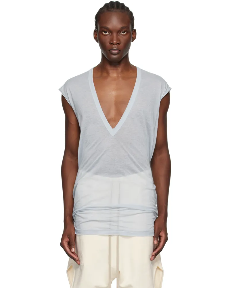 Rick Owens Blue Porterville Dylan T-Shirt 36