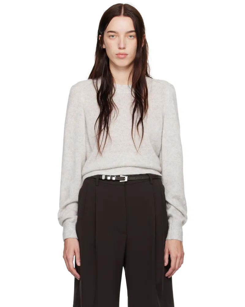 Isabel Marant Gray Lusia Sweater 02ly