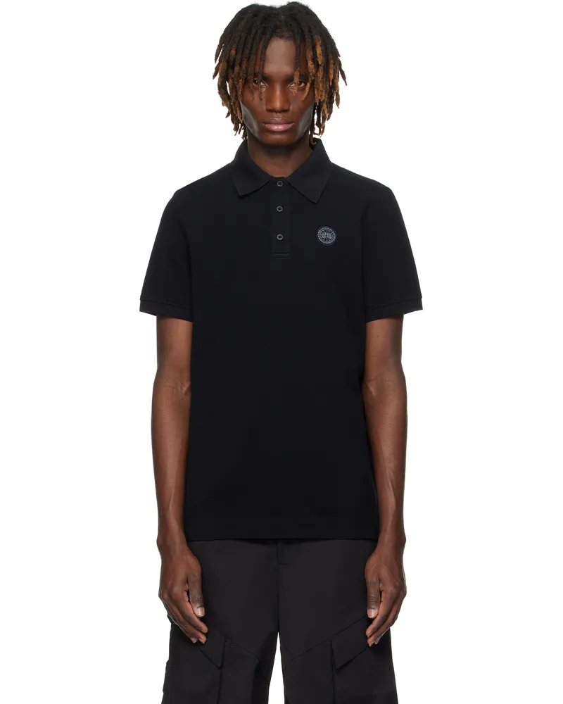 Canada Goose Black 'Black Label' Beckley Polo 61