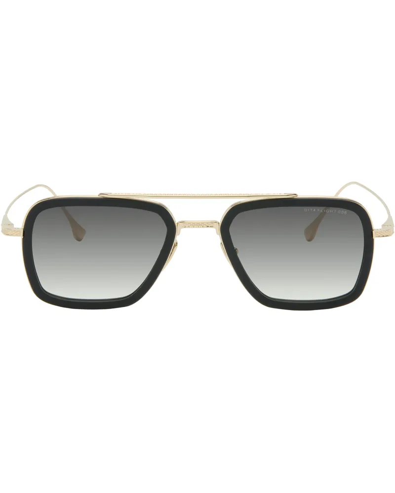 DITA Black & Gold FLIGHT.006 Sunglasses Black