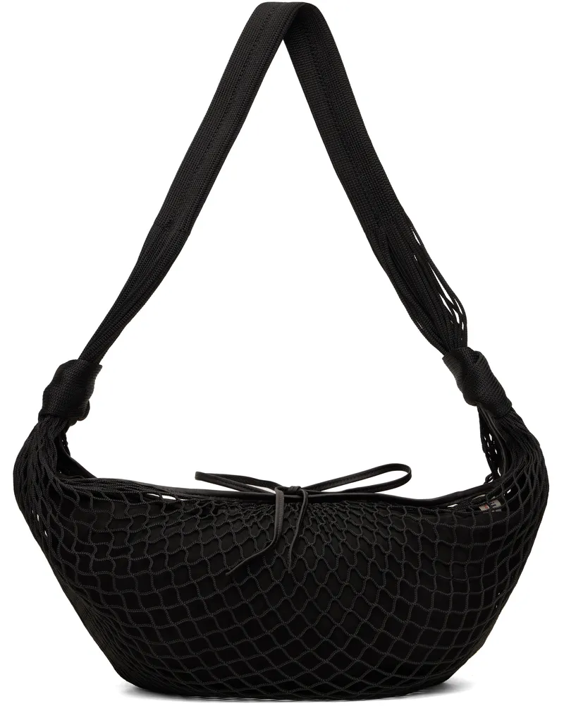 Christophe Lemaire Black FILT Edition Croissant Bag Bk999