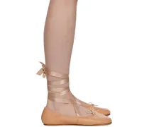 Tan Sophia Ballerina Flats