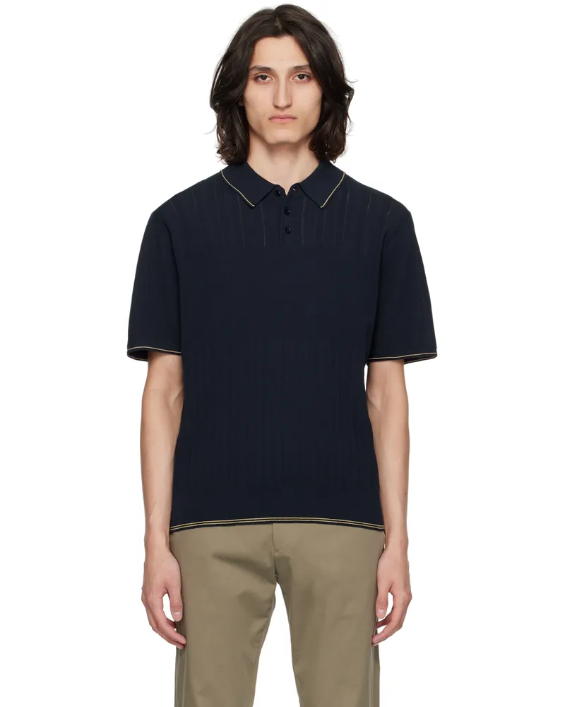 Paul Smith Navy Striped Polo 49